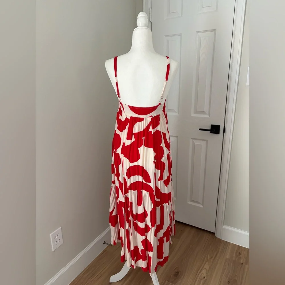 Abel the Label x Anthropologie abstract print maxi dress. - Picture 4 of 7